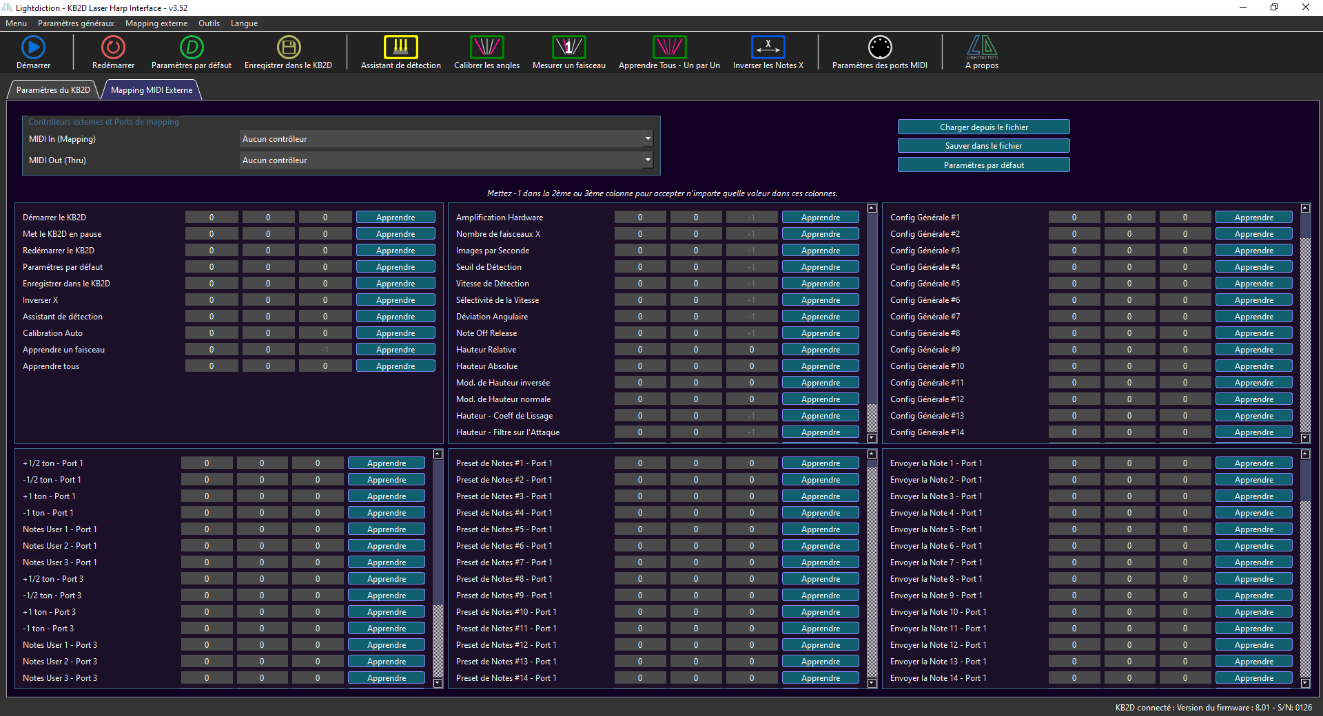 Interface KB2D